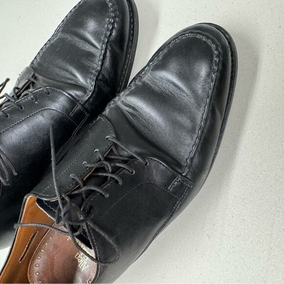 Allen Edmonds Black Leather Oxford Loafers Mens 9.5 Dress Shoes Lace Up Formal main image 6